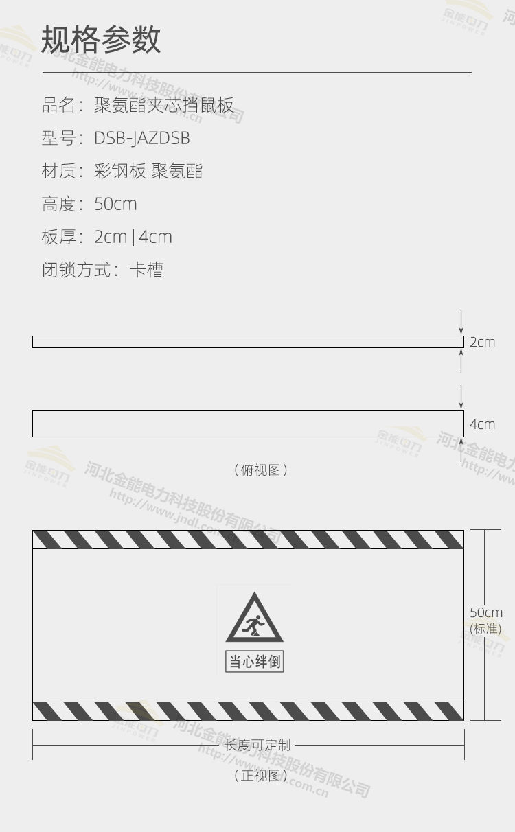 聚氨酯夾芯擋鼠板阻燃自熄耐高溫規(guī)格介紹